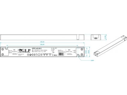 Napájací zdroj GTPC-60-12-S