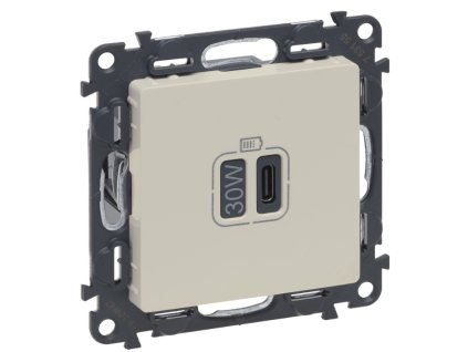 Legrand 753255 Valena Life – béžová USB-C nabíjačka 30 W + predĺžená záruka na 3 roky + Doprava pri objednávke nad 40€ ZDARMA