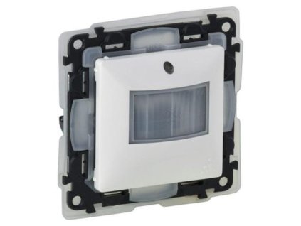 VALENA LIFE Pohybový spínač bez N vodiča, 100W, IP44, biela krytka 752177A