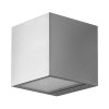 ledvance smart brick rgbw led wall light with dimmer square w 85 h 85 d 85 cm silver ledv 4058075564428 0