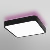 ledvance smart orbis backlife square rgbw led ceiling light with dimmer and cct w 35 h 9 d 35 cm black ledv 4058075572874 3