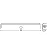 Linear LED Flip Sensor 305mm 830 USB