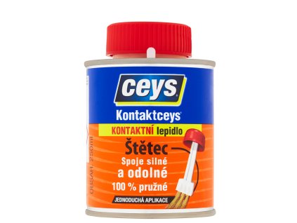 CEYS lepidlo kontaktní 250ml se štětcem Kontaktceys