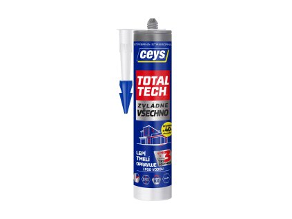 CEYS TOTAL TECH 290ml stříbrný EXPress lepí, tmelí, opravuje