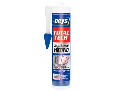 CEYS TOTAL TECH 290ml transparent EXPress lepí, tmelí, opravuje
