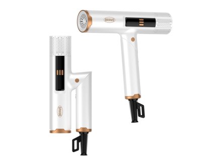 BRAVO B 6118B vysoušeč vlasů VIA bílý se sklopnou rukojetí