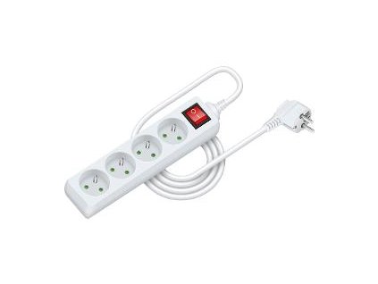RETLUX RPC 24 prodlužka 2m 4 zásuvky 3x1,0mm s vypínačem