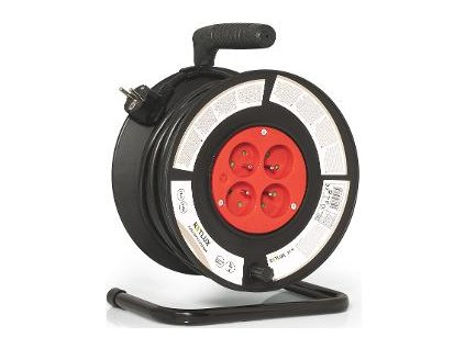 RETLUX RPC 50 prodlužka 25m 4 zásuvky 3x1,5mm buben