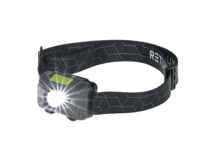 RETLUX RPL 55 čelovka 3W+2R 3xAAA šedá