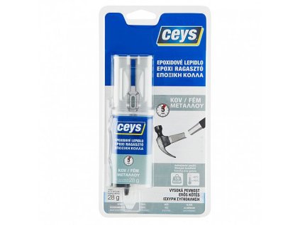 CEYS lepidlo epoxidové 28g dvousložkové na kov 5m