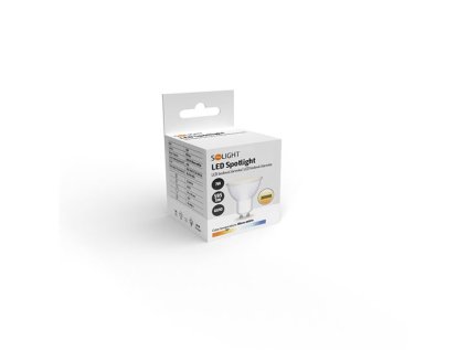 SOLIGHT WZ318A-1 LED žárovka GU10 7W 3000K 560lm