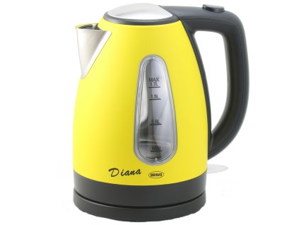 BRAVO B 4360 DIANA konvice 1,7l nerez žlutá