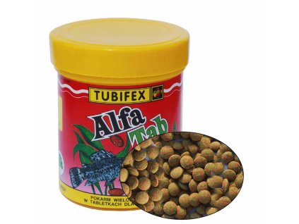 TUBIFEX Alfa tab 125ml ryby na dně (červená)