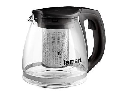 LAMART LT7025 konvice 1,1l černá VERRE
