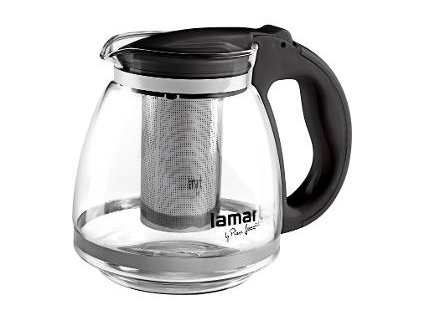 LAMART LT7027 konvice 1,5l černá VERRE