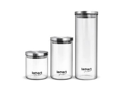 LAMART LT6025 SET 3 dóz kulatých PEUT
