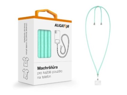 ALIGATOR machršňůra UNI pro telefony zelená UST003