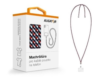 ALIGATOR machršňůra UNI pro telefony trikolora UST007