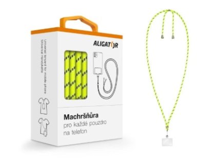 ALIGATOR machršňůra UNI pro telefony neon žlutá UST009