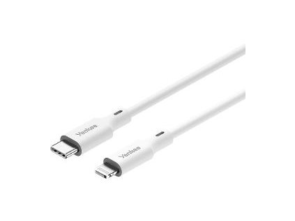 YENKEE YCU 635 WH USB C/ lightning 1,5m kabel bílý