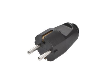 SOLIGHT P57B zásuvka přímá IP20 černá 230V/16A