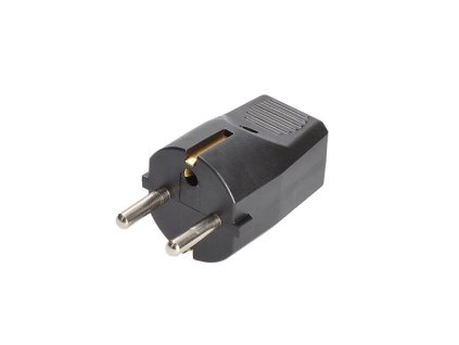 SOLIGHT P58B zásuvka přímá IP20 černá 230V/16A