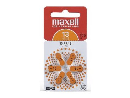 MAXELL AZ13 PR48 Zn baterie 1ks