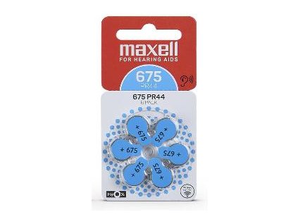 MAXELL AZ675 PR44 zink AIR baterie 1ks