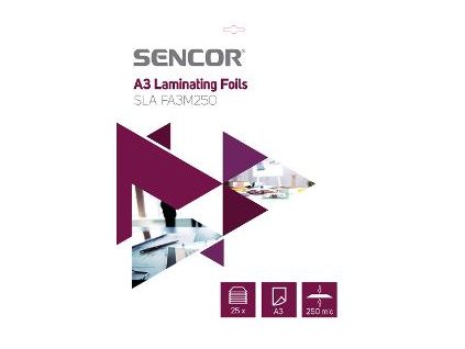 SENCOR SLA FA3M250 Fólie A3 250mic 25ks