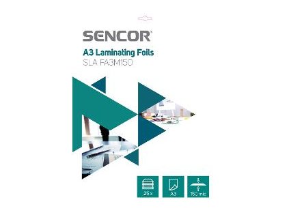 SENCOR SLA FA3M150 Fólie A3 150mic 25ks