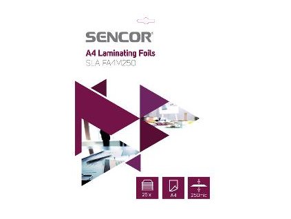 SENCOR SLA FA4M250 Fólie A4 250mic 25ks
