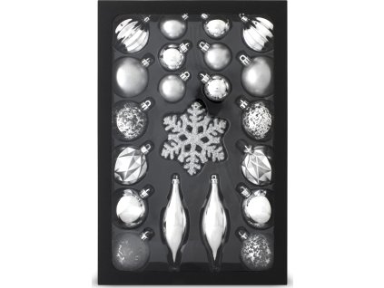 RETLUX RXL 448 sada ozdob 25ks stříbrné