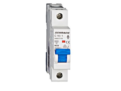 jistič C16A 1 pólový schrack amparo 6kA AM617116