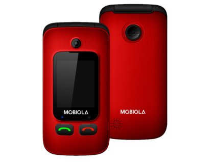 MOBIOLA MB610 mobilní telefon V SENIOR DS červený