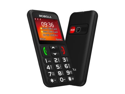 MOBIOLA MB700 mobilní telefon SENIOR DS černý