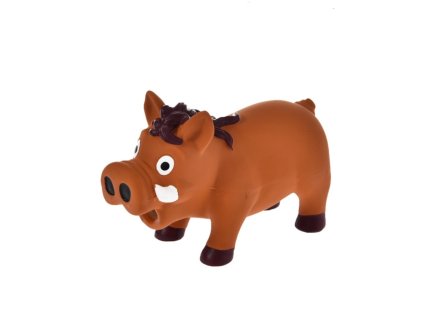 hračka pro psy latex Divočák se zvukem 14,5cm