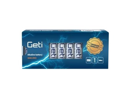 GETI baterie LR03 AAA alkalická 1,5V 10ks