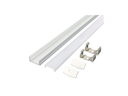 SOLIGHT WM905 profil hliníkový 17x7 difuzor 1m