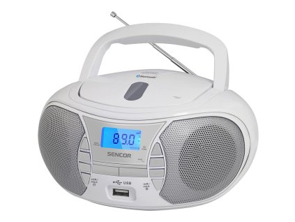 SENCOR SPT 2700WH rádio s CD/MP3/USB/BT bílé