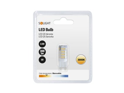SOLIGHT WZ322-1 LED žárovka G9 3,5W 3000K 300lm