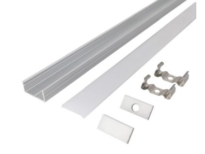 SOLIGHT WM906 profil hliníkový 18x9 difuzor 1m