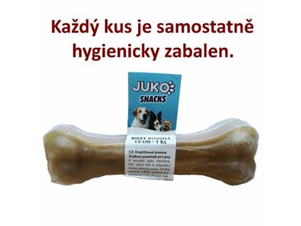 JUKO Snacks kost bůvolí 15cm 1ks 95g