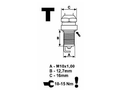 BRISK Zapalovací svíčka TR15C