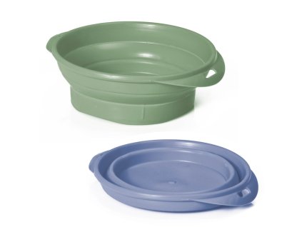 miska pro zvířata cestovní silikonová skládací 0,7l