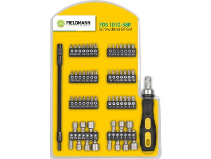 FIELDMANN FDS 1010-58R šroubovák + bity