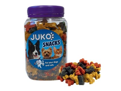 JUKO SNACKS MINI soft MIX 280g kostičky
