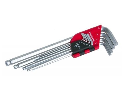 FESTA sada klíčů imbus prodloužených 9ks s kuličkou