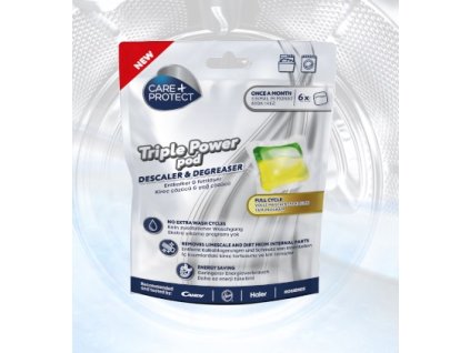 CARE+ Protect čistič pračky a myčky tablety 6ks CPPPODWMDW2