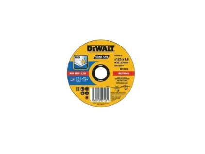 DEWALT Kotouč řezný 125x22x1.6 na kov DT43906