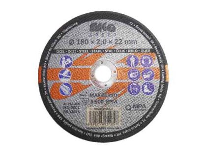 MAGG kotouč řezný 180x2,0x22mm na kov speed RKQS18020220